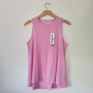 Smartwool Light Pink Sleeveless Top Wool Blend Small NWT